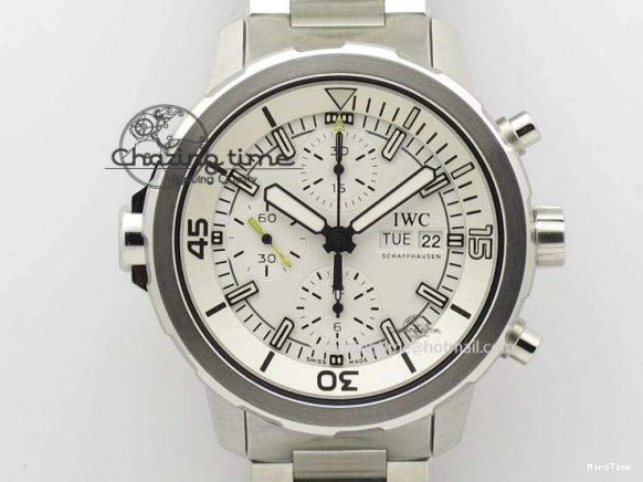 MIROTIME 0707 Portofino Chrono SS White Dial on SS Mesh Bracelet A Soft 7388